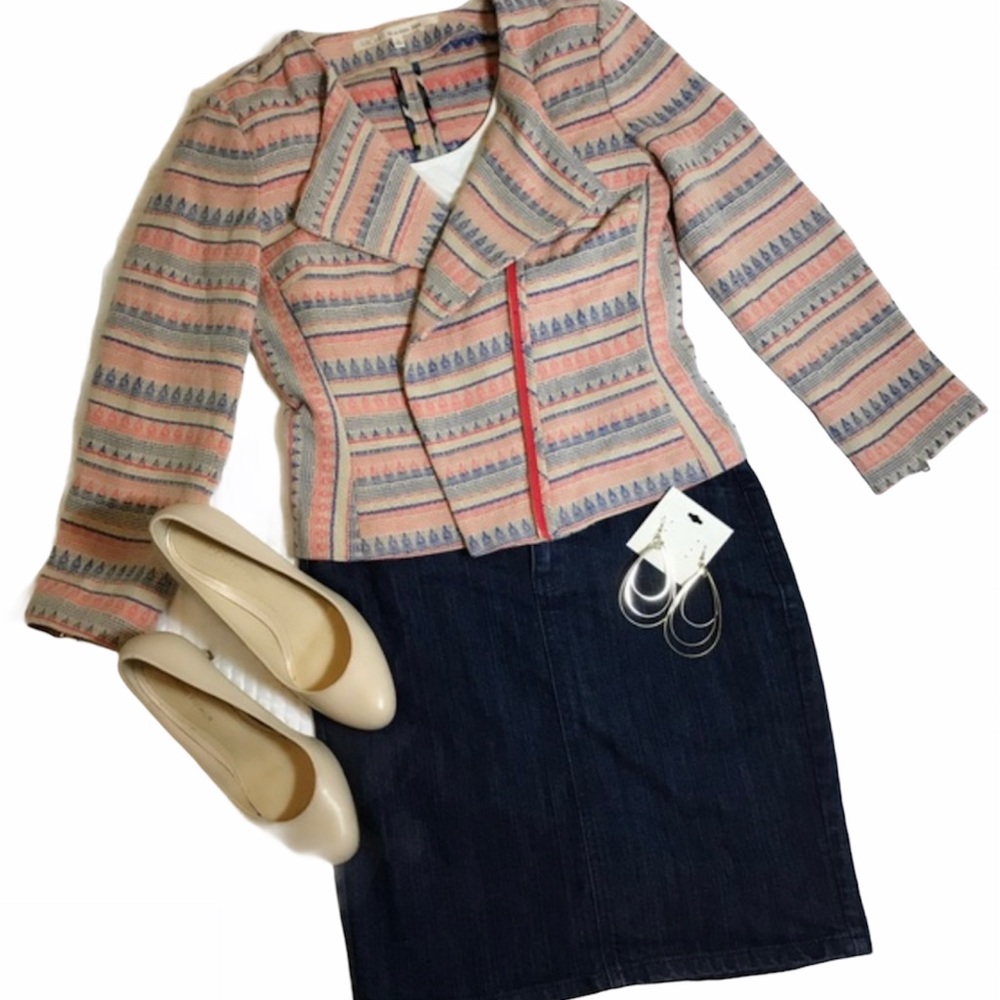 RACHEL ROY Last Resort Jacket in Storm NWT 4